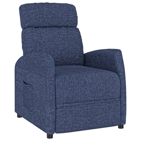 vidaXL Reclinerfåtölj antracit konstläder