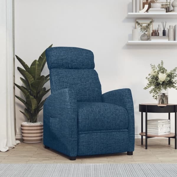 vidaXL Reclinerfåtölj antracit konstläder
