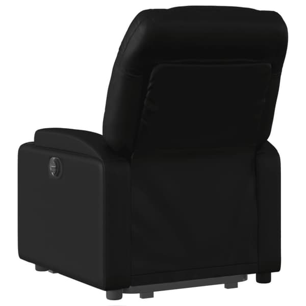 vidaXL massagestol med løftefunktion kunstlæder sort