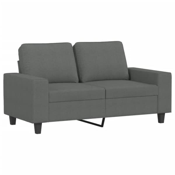 vidaXL sofasæt 3 dele stof mørkegrå