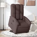 Miniatyrbild 1 av 11: vidaXL Elektrisk reclinerfåtölj med uppresningshjälp brun tyg