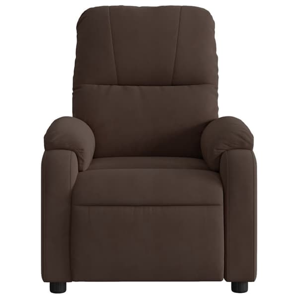 vidaXL massagestol mikrofiberstof brun