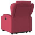 Miniatyrbild 5 av 11: vidaXL Elektrisk reclinerfåtölj med uppresningshjälp vinröd tyg