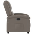 Miniatyrbild 10 av 11: vidaXL Elektrisk reclinerfåtölj taupe tyg