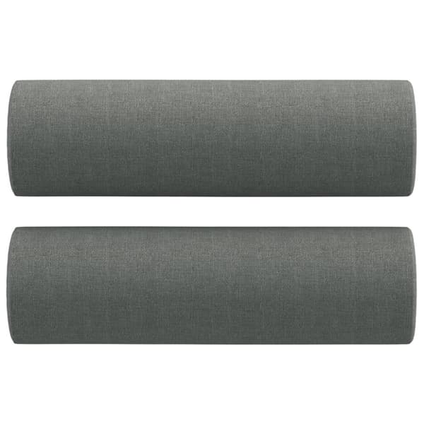 vidaXL sofasæt 3 dele med puder stof mørkegrå