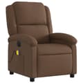 Miniatyrbillede 4 af 11: vidaXL eldrevet massagestol stof brun