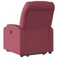 Miniatyrbild 3 av 11: vidaXL Elektrisk reclinerfåtölj med uppresningshjälp vinröd tyg