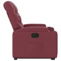 Miniatyrbild 8 av 11: vidaXL Elektrisk reclinerfåtölj med uppresningshjälp vinröd tyg