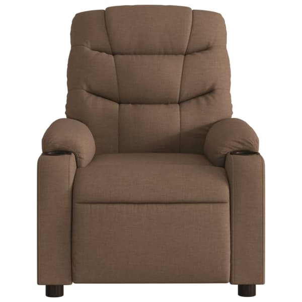 vidaXL massagestol stof brun