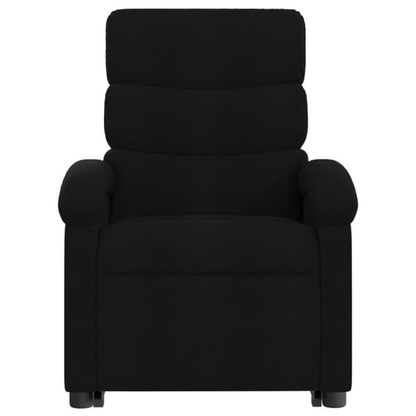 vidaXL elektrisk massagestol med løftefunktion stof sort