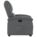 Miniatyrbild 8 av 11: vidaXL Reclinerfåtölj med uppresningshjälp grå konstläder