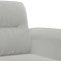 Miniatyrbillede 5 af 8: vidaXL 3-personers sofa 180 cm mikrofiberstof lysegrå