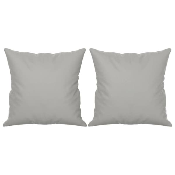 vidaXL 3-personers sofa med puder 180 cm mikrofiberstof lysegrå