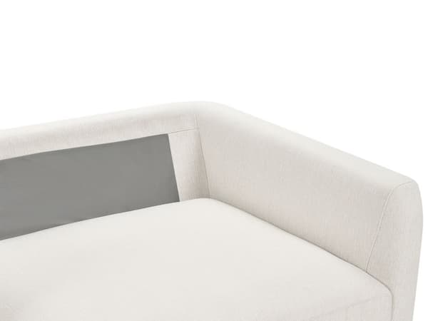 3-seters sofa Off-white Stoff Fotskammel Ekstra pynteputer Tidløst design Stue