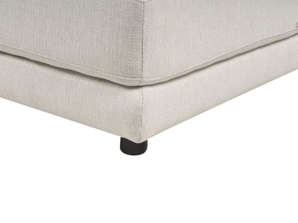 3-seters sofa Off-white Stoff Fotskammel Ekstra pynteputer Tidløst design Stue