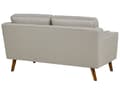Miniatyrbilde 5 av 11: 2-seters sofa Beige Stoff Ben Eiketre Doble Armlener Tykt polstrede puter Klassisk design Stue