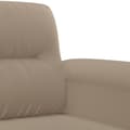 Miniatyrbillede 6 af 8: vidaXL sofasæt 2 dele med puder mikrofiberstof gråbrun