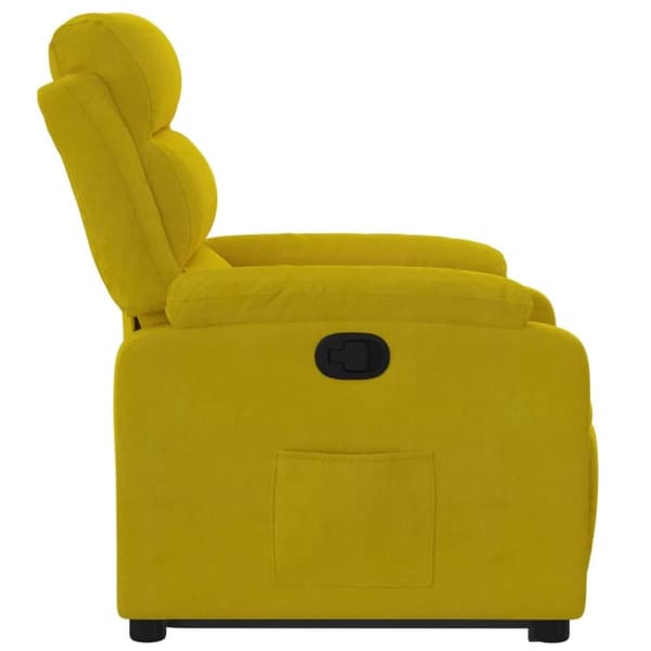 vidaXL løftestol velour gul