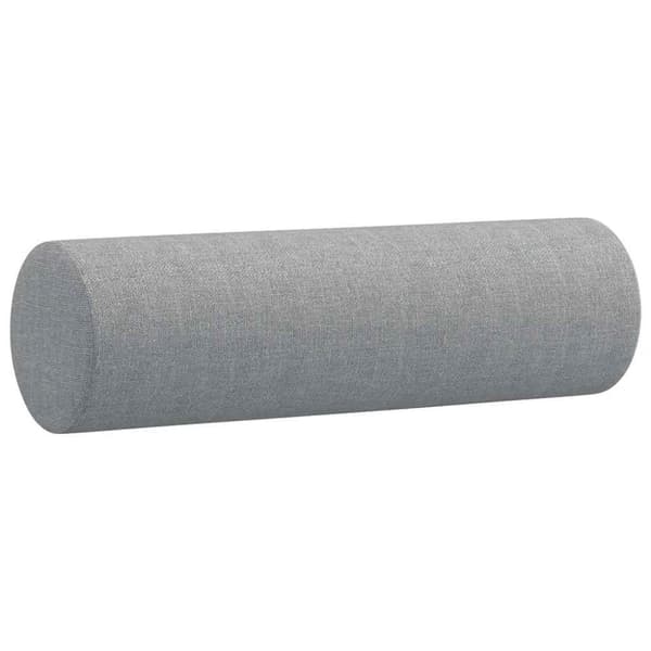 vidaXL sofasæt 3 dele med puder stof lysegrå