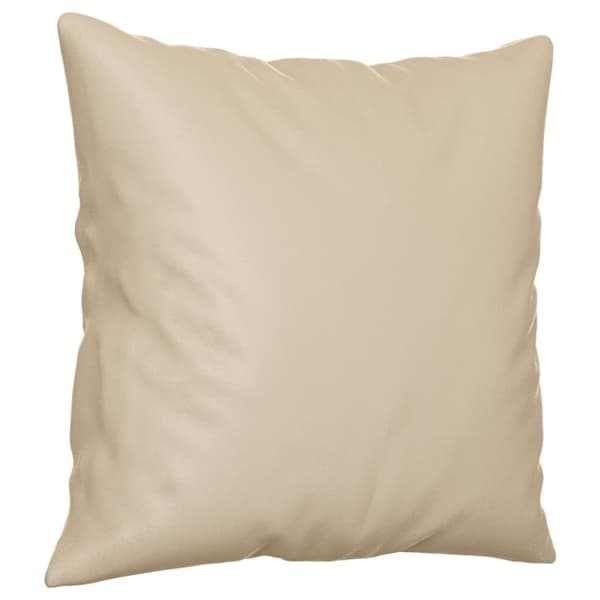 vidaXL sofasæt 2 dele med puder mikrofiberstof cremefarvet
