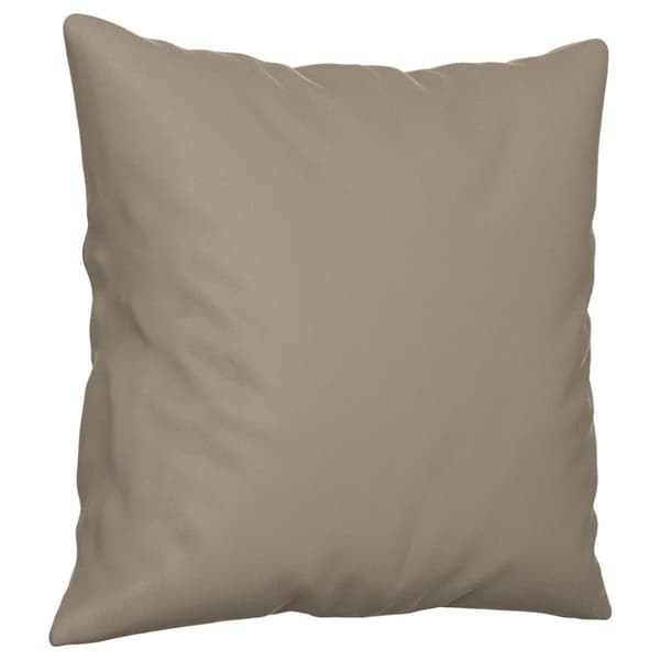 vidaXL sofasæt 3 dele med puder mikrofiberstof gråbrun