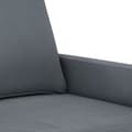 Miniatyrbillede 5 af 9: vidaXL sofasæt 3 dele med puder velour mørkegrå