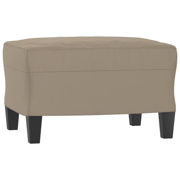 vidaXL Soffgrupp med kuddar 3 delar taupe mikrofibertyg