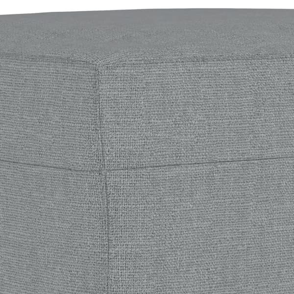 vidaXL sofasæt 4 dele med puder stof lysegrå