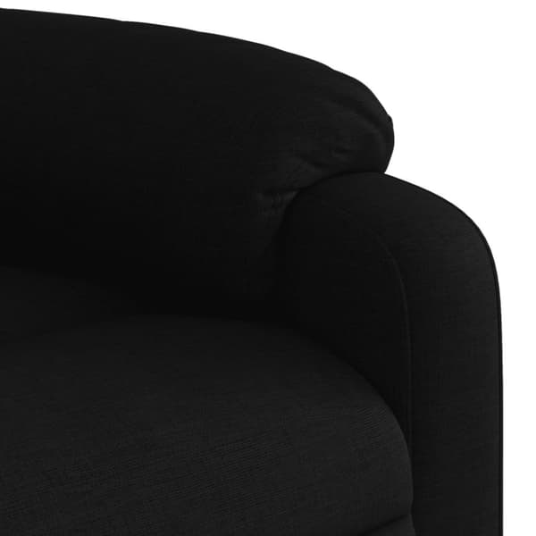 vidaXL eldrevet massagestol stof sort