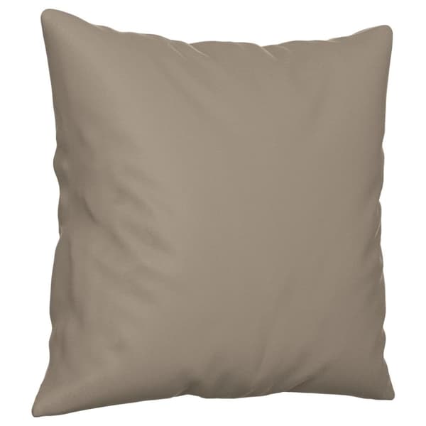 vidaXL 3-personers sofa med puder 180 cm mikrofiberstof gråbrun