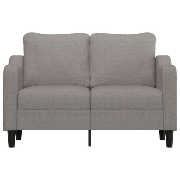 vidaXL 2-sitssoffa taupe 140 cm tyg