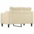 Miniatyrbillede 4 af 8: vidaXL 2-personers sofa 120 cm stof cremefarvet