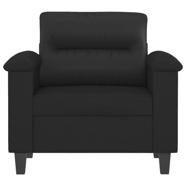 vidaXL Fåtölj svart 60 cm konstläder