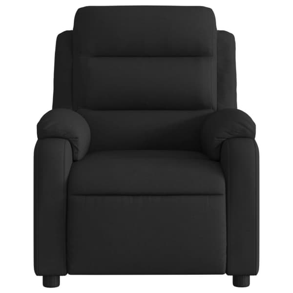 vidaXL Elektrisk reclinerfåtölj svart tyg