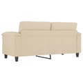 Miniatyrbillede 5 af 8: vidaXL 2-personers sofa 140 cm mikrofiberstof cremefarvet