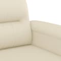 Miniatyrbillede 5 af 8: vidaXL sofasæt 2 dele med puder kunstlæder cremefarvet