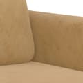 Miniatyrbillede 4 af 7: vidaXL sofasæt 2 dele velour brun