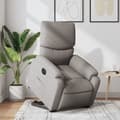 Miniatyrbild 11 av 11: vidaXL Elektrisk reclinerfåtölj med uppresningshjälp taupe tyg