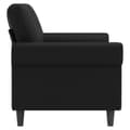 Miniatyrbillede 3 af 8: vidaXL 2-personers sofa 140 cm kunstlæder sort