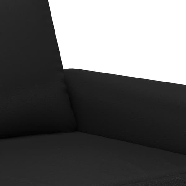 vidaXL 2-personers sofa 140 cm kunstlæder sort