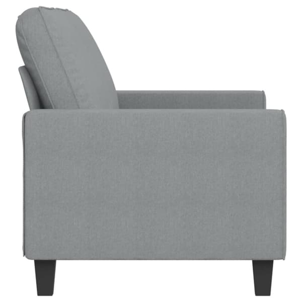 vidaXL 2-sitssoffa ljusgrå 140 cm tyg