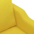 Miniatyrbillede 7 af 11: vidaXL sofasæt 3 dele med puder stof lysegul