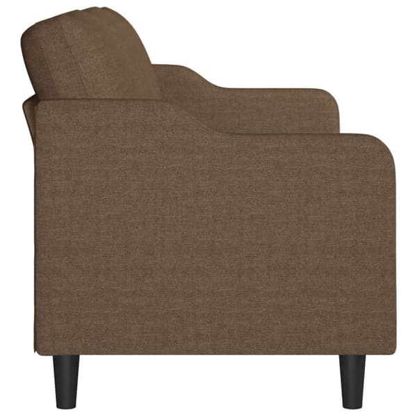 vidaXL 3-personers sofa 180 cm stof brun
