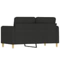 Miniatyrbillede 5 af 8: vidaXL 2-personers sofa 120 cm stof sort
