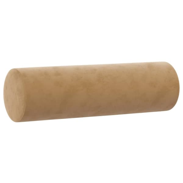 vidaXL 3-sitssoffa med prydnadskuddar brun 180 cm sammet