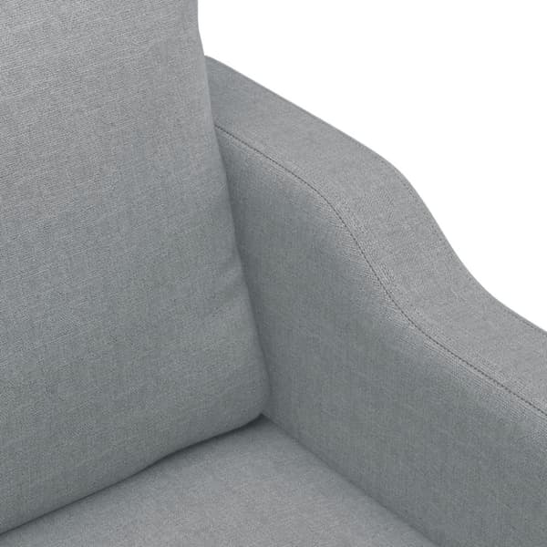 vidaXL 2-personers sofa 120 cm stof lysegrå
