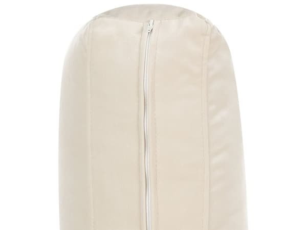 Sohva vaalea beige kolmelle samettiverhoilu alumiinijalat pehmusteet moderni retro