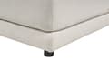 Miniatyrbild 11 av 11: Soffa 3-sitsig Off-White Polyestertyg Klädsel Soffa Fotpall Extra Kuddar Vardagsrum
