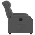 Miniatyrbild 6 av 11: vidaXL Reclinerfåtölj mörkgrå tyg