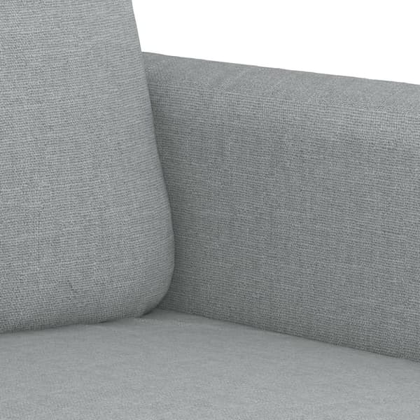 vidaXL 2-personers sofa 120 cm stof lysegrå